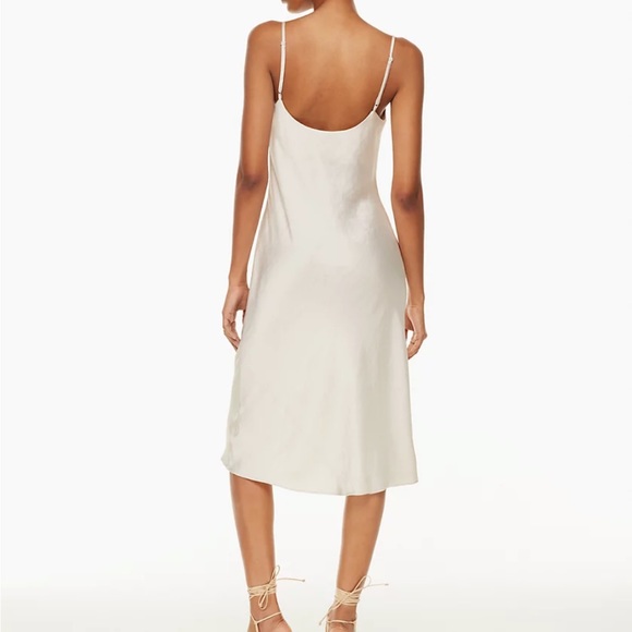Aritzia Cowl Slip Dress in white - Picture 2 of 5